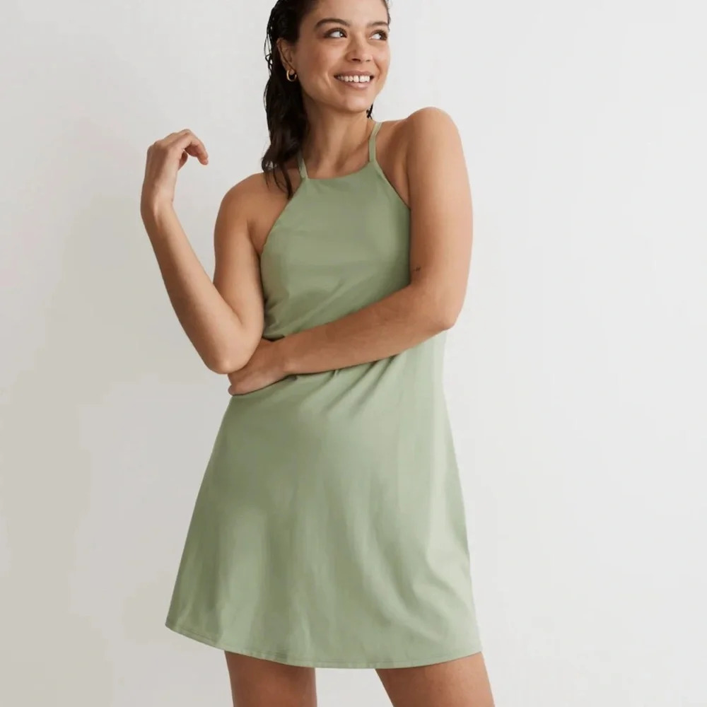 Madewell Green Flex 2.0 Fitness Dress Size Small